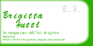 brigitta huttl business card